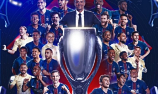 载入史册巴黎夺得队史首座欧超杯冠军！成为赛史首个法国冠军